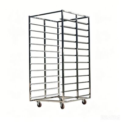 jakość Stal nierdzewna 304 600 x 400 mm Odporny na korozję wózek piekarniczy do komercyjnego stojaka na blachy do pieczenia fabryka