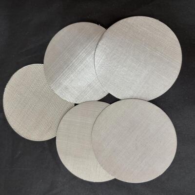 Stainless Steel Reversed Dutch Weave Wire Screen Plastic Automatic Extruder Screen Filter Disc