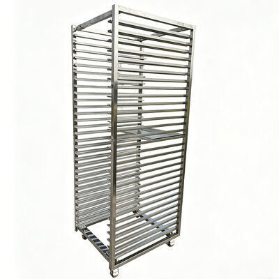 Komercyjny 15 warstw 600 x 400 stali nierdzewnej Aluminiowy Pieczarz Bun Pan Sheet Żywność Chleb Pieczarnia chłodzenie Tacy wózek Piekarnia półka