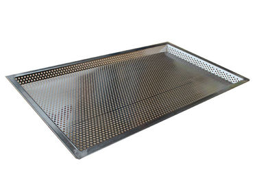 600 * 400 mm 5 mm otwór Perforowana blacha do pieczenia ze stali nierdzewnej do chleba / ciastek