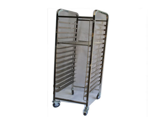 Podwójne wózki suszące ze stali nierdzewnej 620 mm z tacami