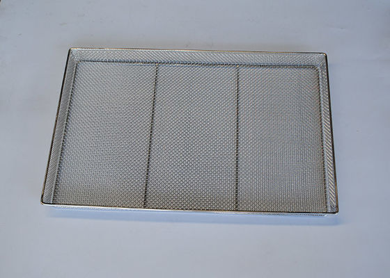 Pieczenie Serwowanie Suszenie 40 cm Taca z siatki drucianej z uchwytem