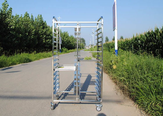 Sprzęt kuchenny Wózek na żywność ze stali nierdzewnej SGS 316L 0,8 mm