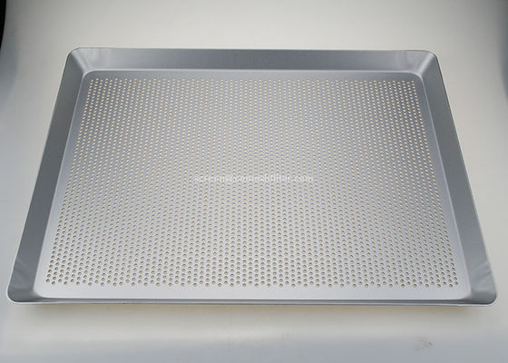 Dobra cena. 400x300mm aluminiowa perforowana taca bagietkowa do piekarnika w Internecie