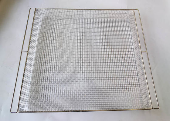 Oem Bbq Grill Mesh 2mm otwór 18x26 cali nierdzewna taca do pieczenia