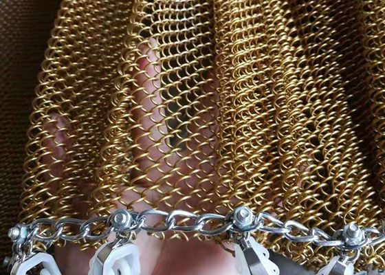 Dobra cena. Kolorowa dekoracyjna metalowa zasłona z siatki aluminiowej draperia z metalowej cewki w Internecie
